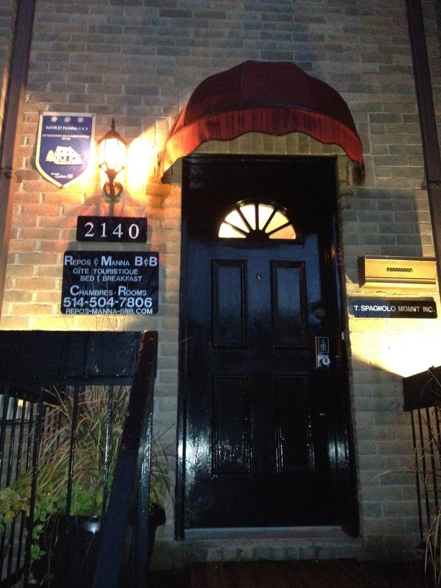 Repos & Manna Downtown Montreal Bed & Breakfast Exterior foto